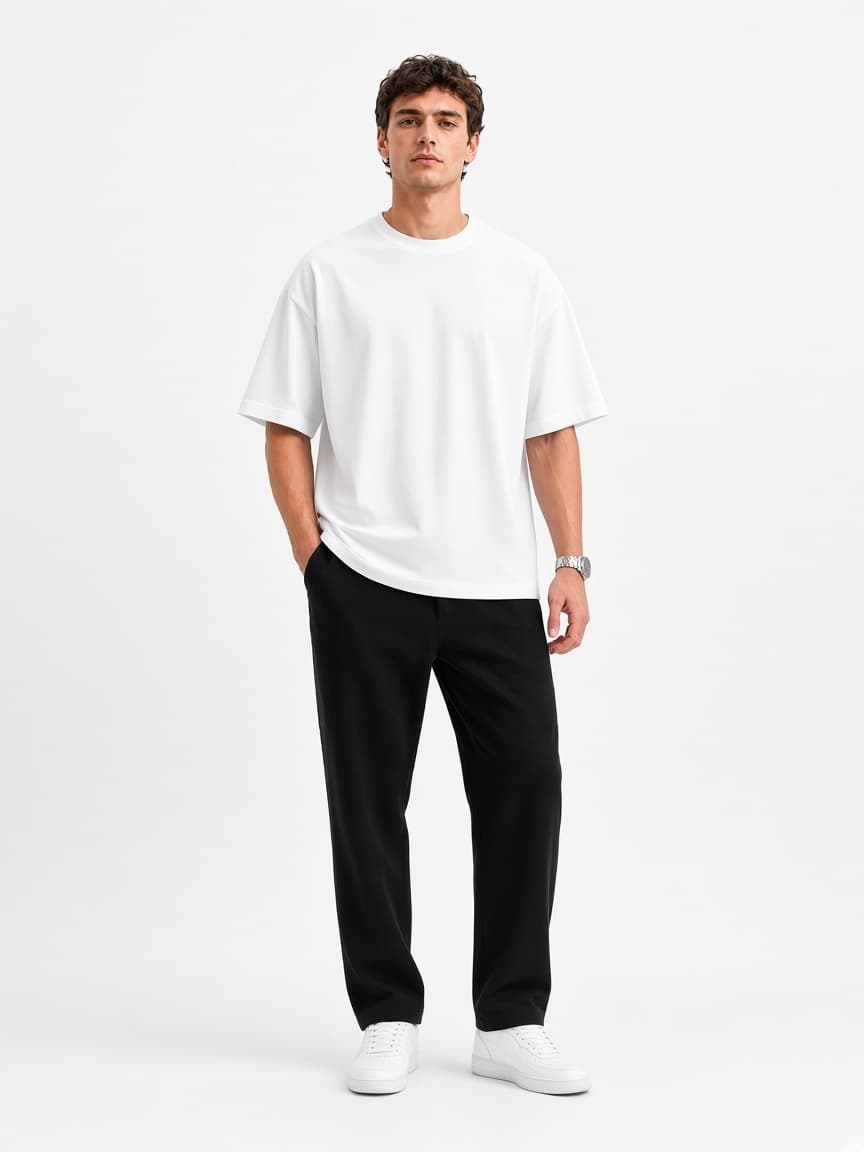 Heavy Oversized T-Shirt - Optic White